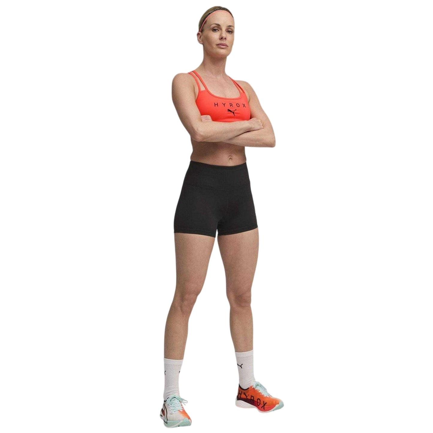 Puma Black - Lifestyle - Puma Womens-Ladies Hyrox Performance Tight Leggings