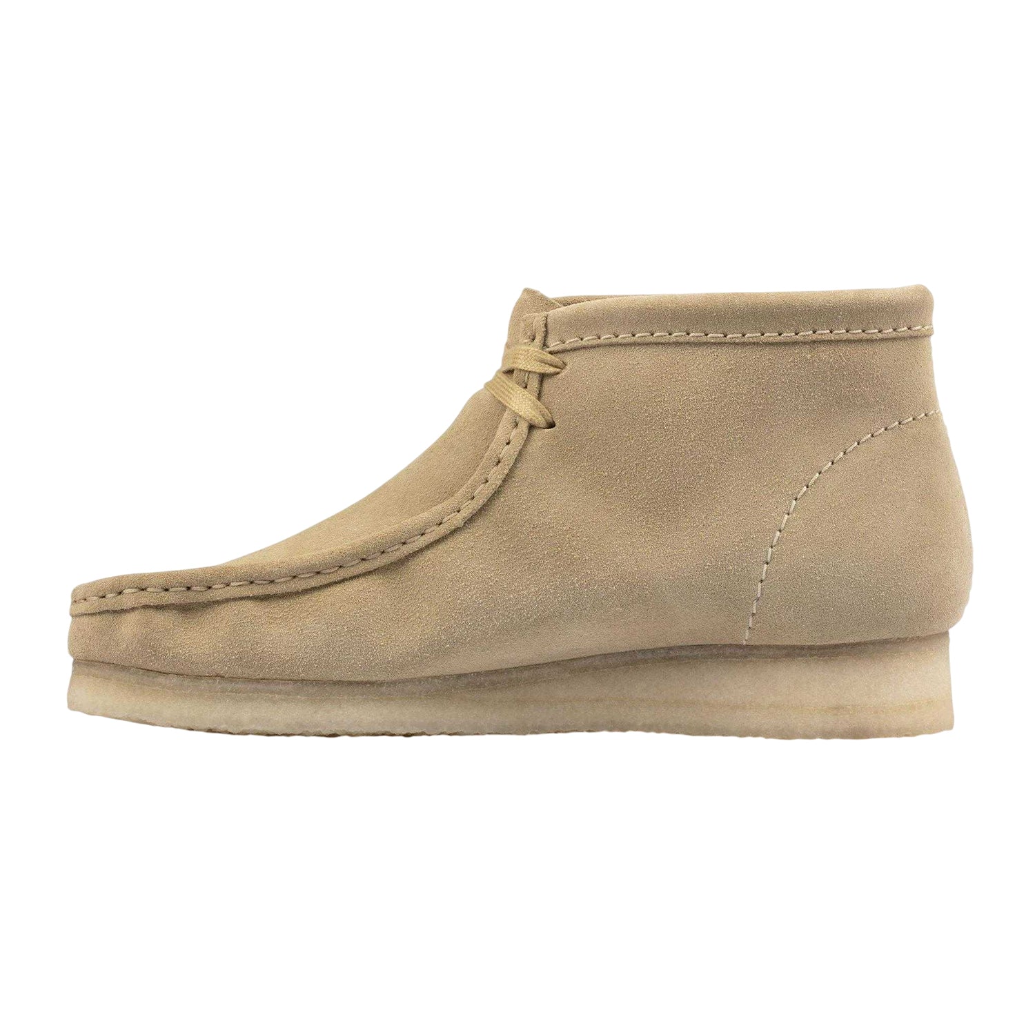 Maple Sugar - Side - Clarks Originals Mens Wallabee Suede Ankle Boots