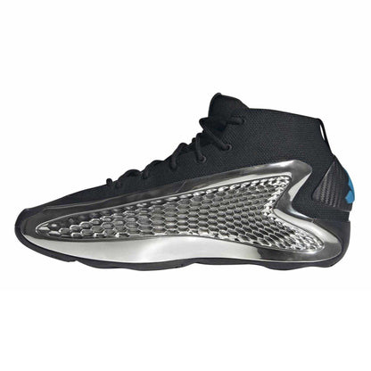 Core Black - Side - Adidas Mens Anthony Edwards Metallic Accents Lace Up Basketball Shoes