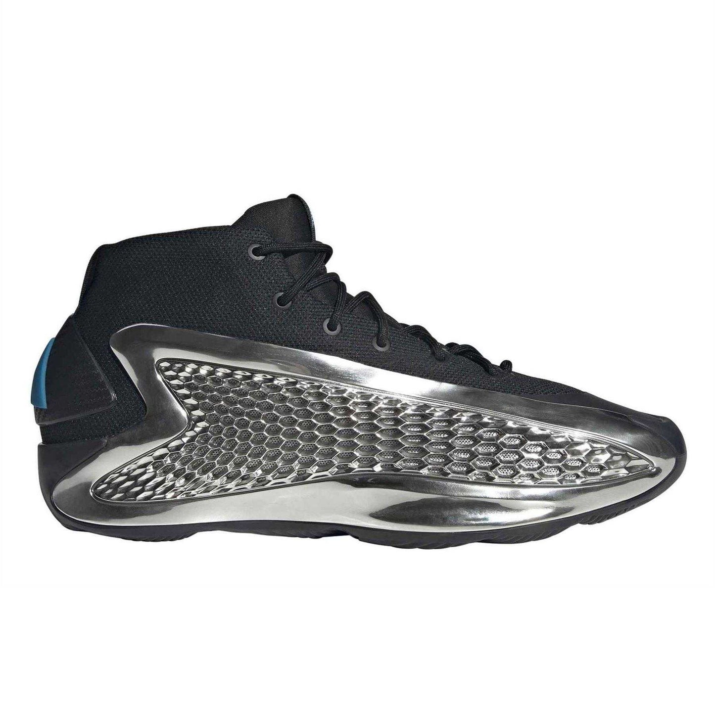 Core Black - Lifestyle - Adidas Mens Anthony Edwards Metallic Accents Lace Up Basketball Shoes