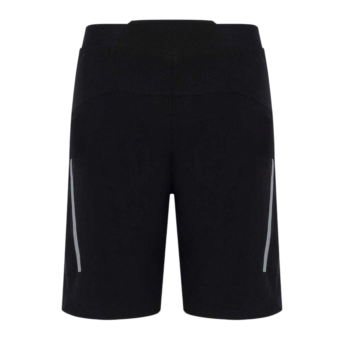 Black - Back - Pinnacle Childrens-Kids MTB Lightweight Breathable Shorts