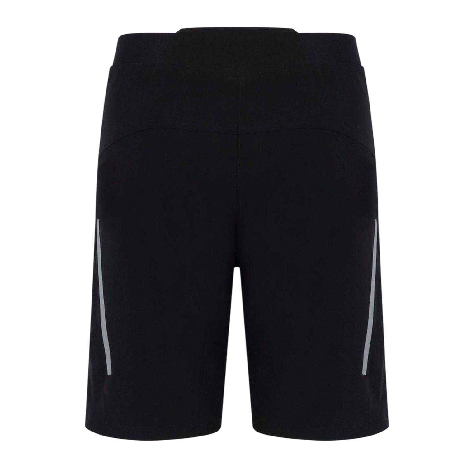 Black - Back - Pinnacle Childrens-Kids MTB Lightweight Breathable Shorts
