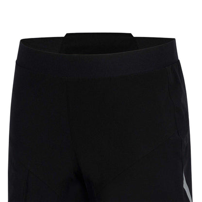 Black - Side - Pinnacle Childrens-Kids MTB Lightweight Breathable Shorts