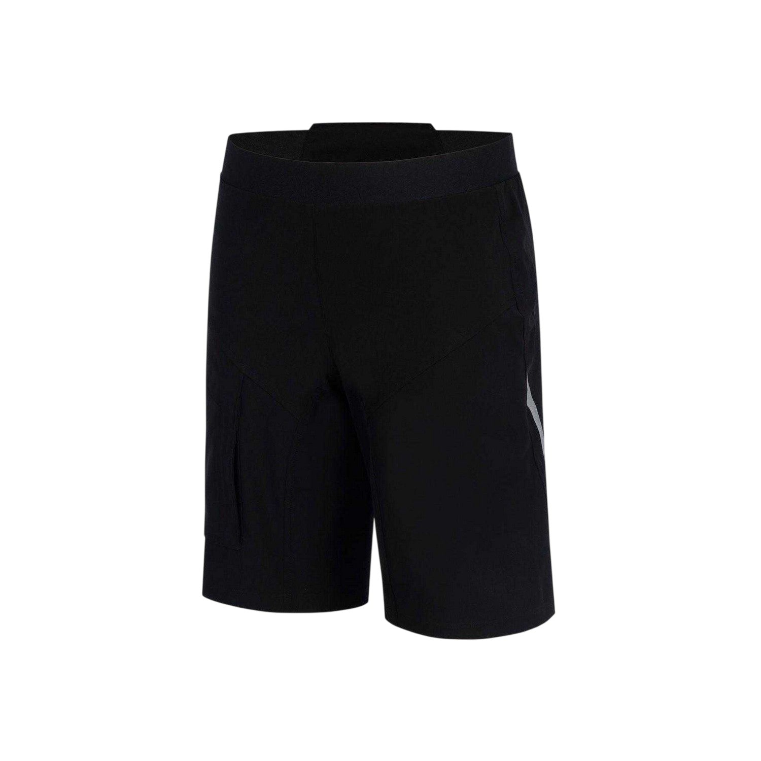 Black - Lifestyle - Pinnacle Childrens-Kids MTB Lightweight Breathable Shorts