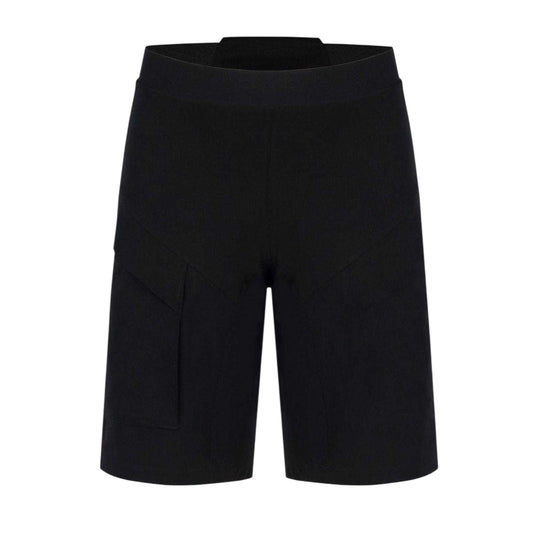 Black - Front - Pinnacle Childrens-Kids MTB Lightweight Breathable Shorts