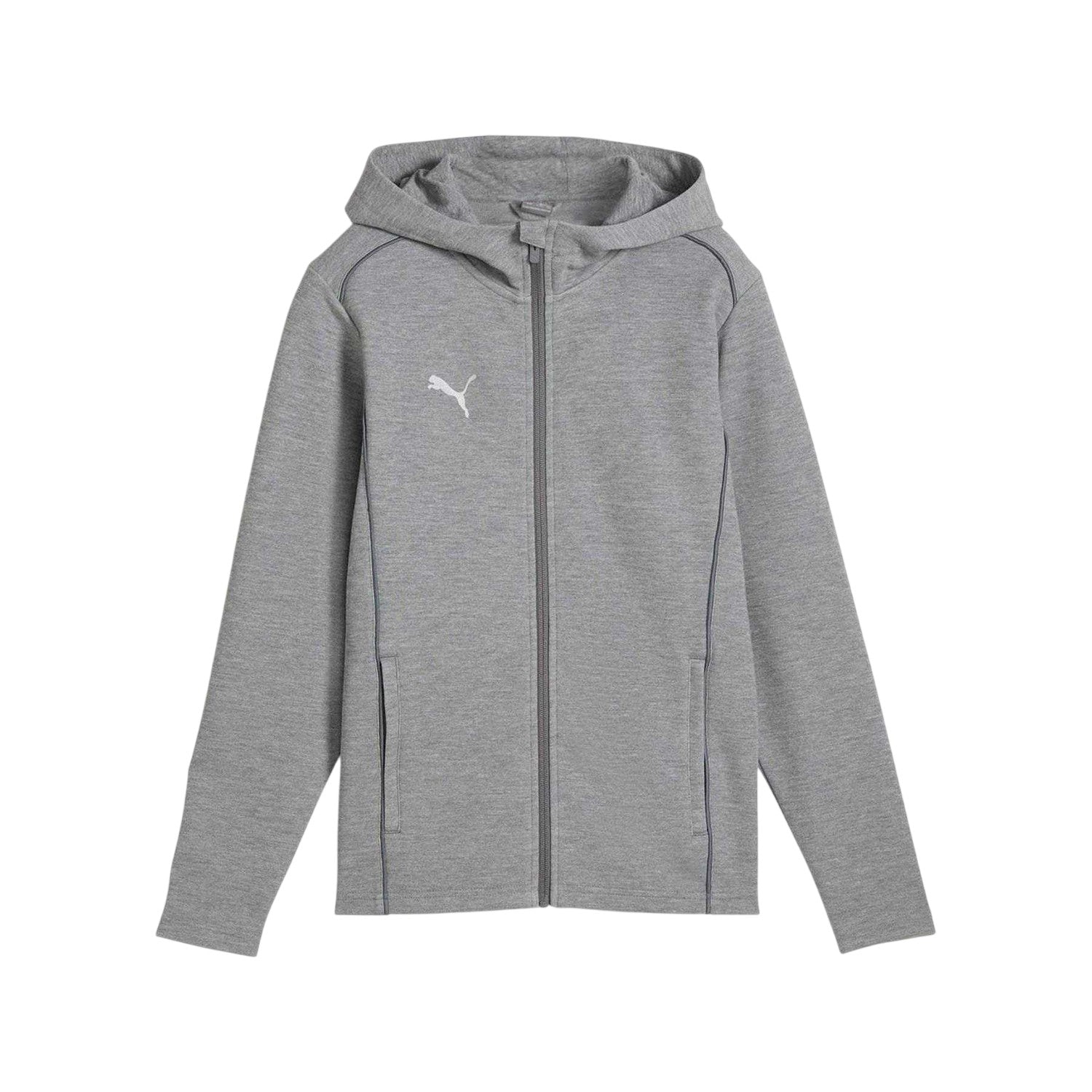 Grey - Front - Puma Mens Hooded Jacket