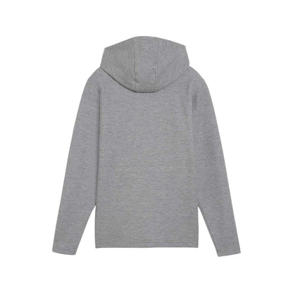 Grey - Back - Puma Mens Hooded Jacket