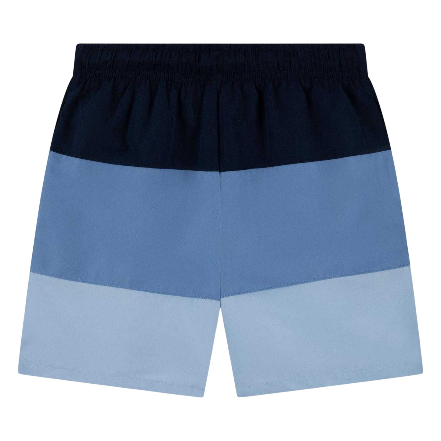 Marine Blue - Back - Lacoste Boys Colourblock Relaxed Fit Swim Shorts
