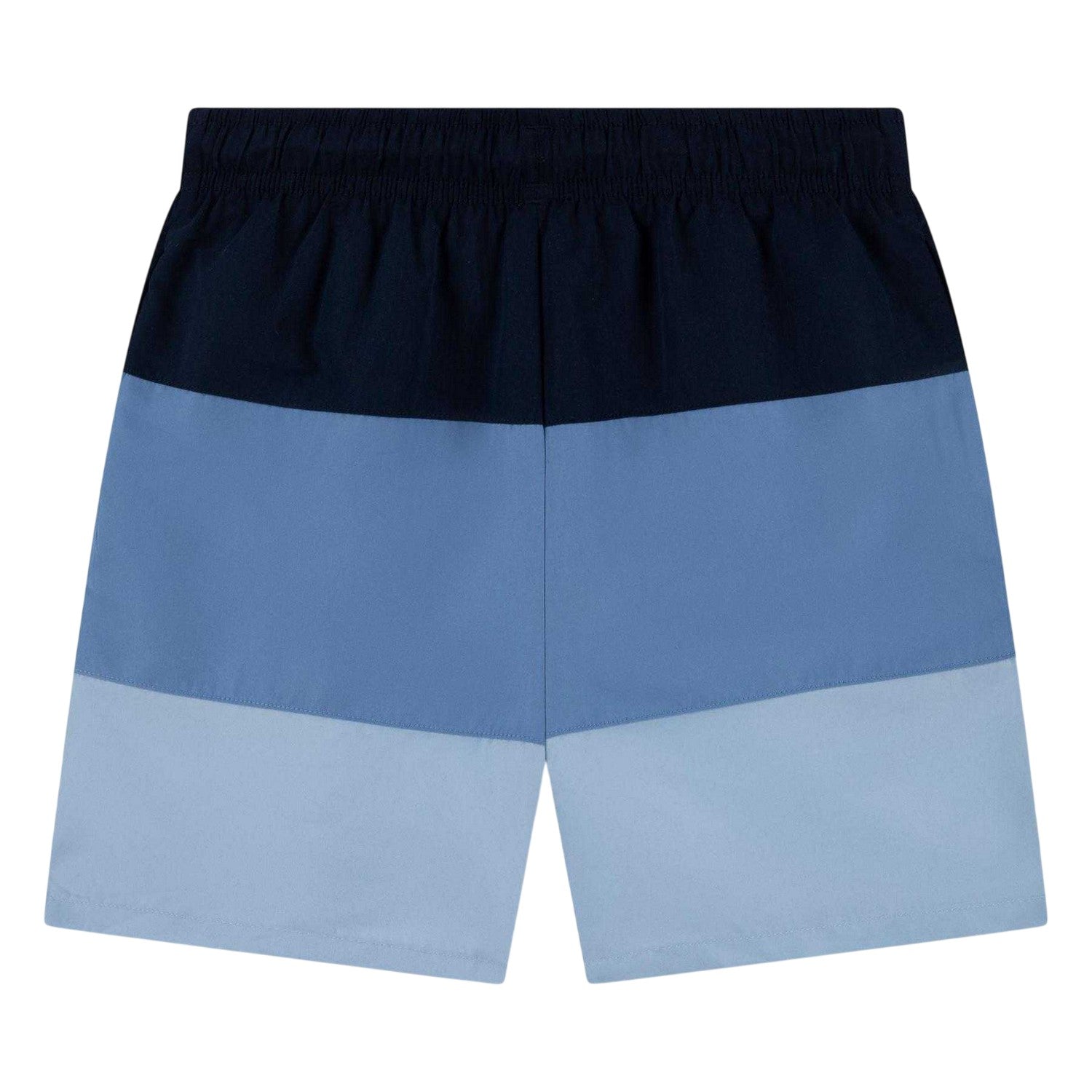 Marine Blue - Back - Lacoste Boys Colourblock Relaxed Fit Swim Shorts
