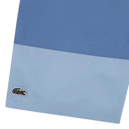 Marine Blue - Side - Lacoste Boys Colourblock Relaxed Fit Swim Shorts