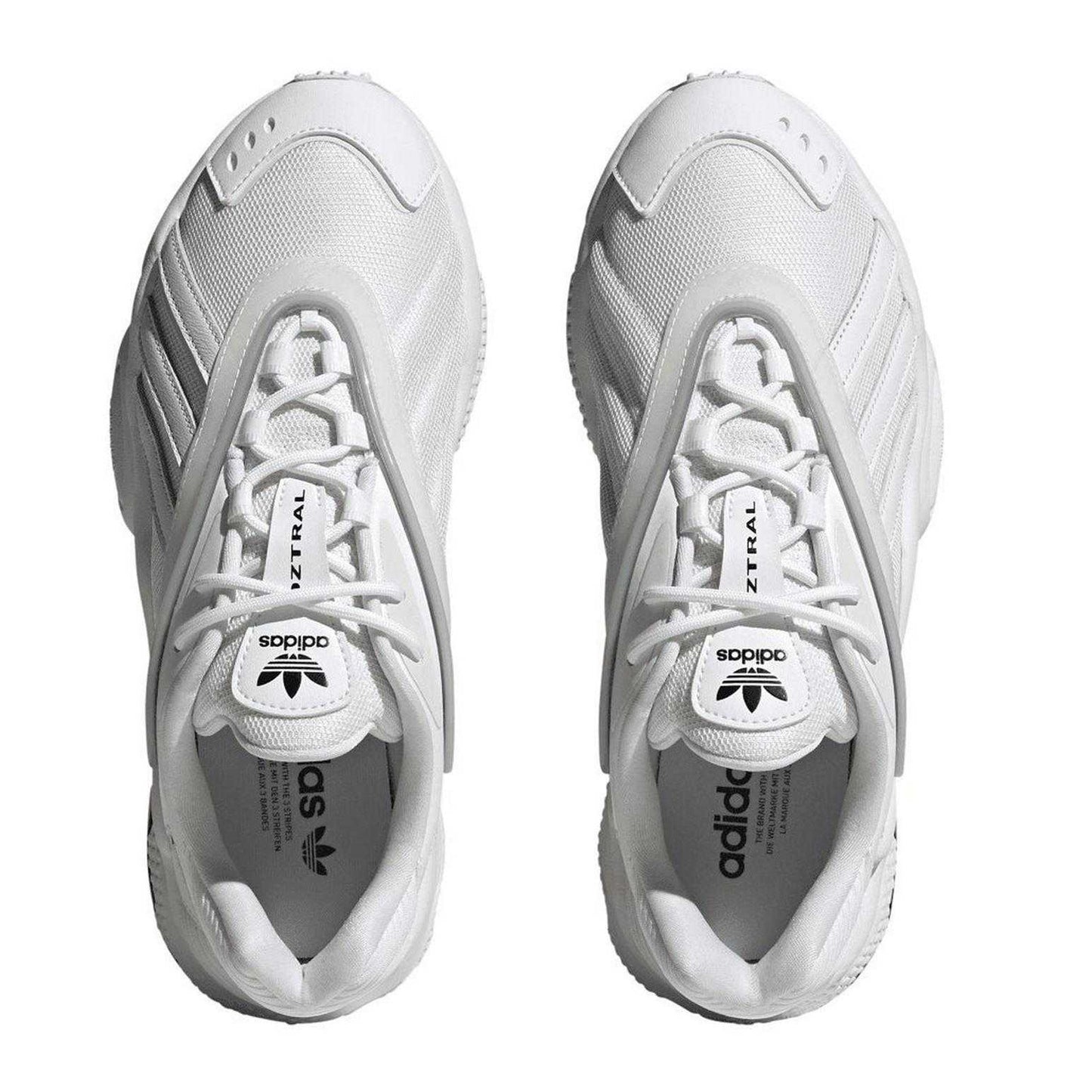 White - Side - Adidas Mens 3 Stripes Trainers