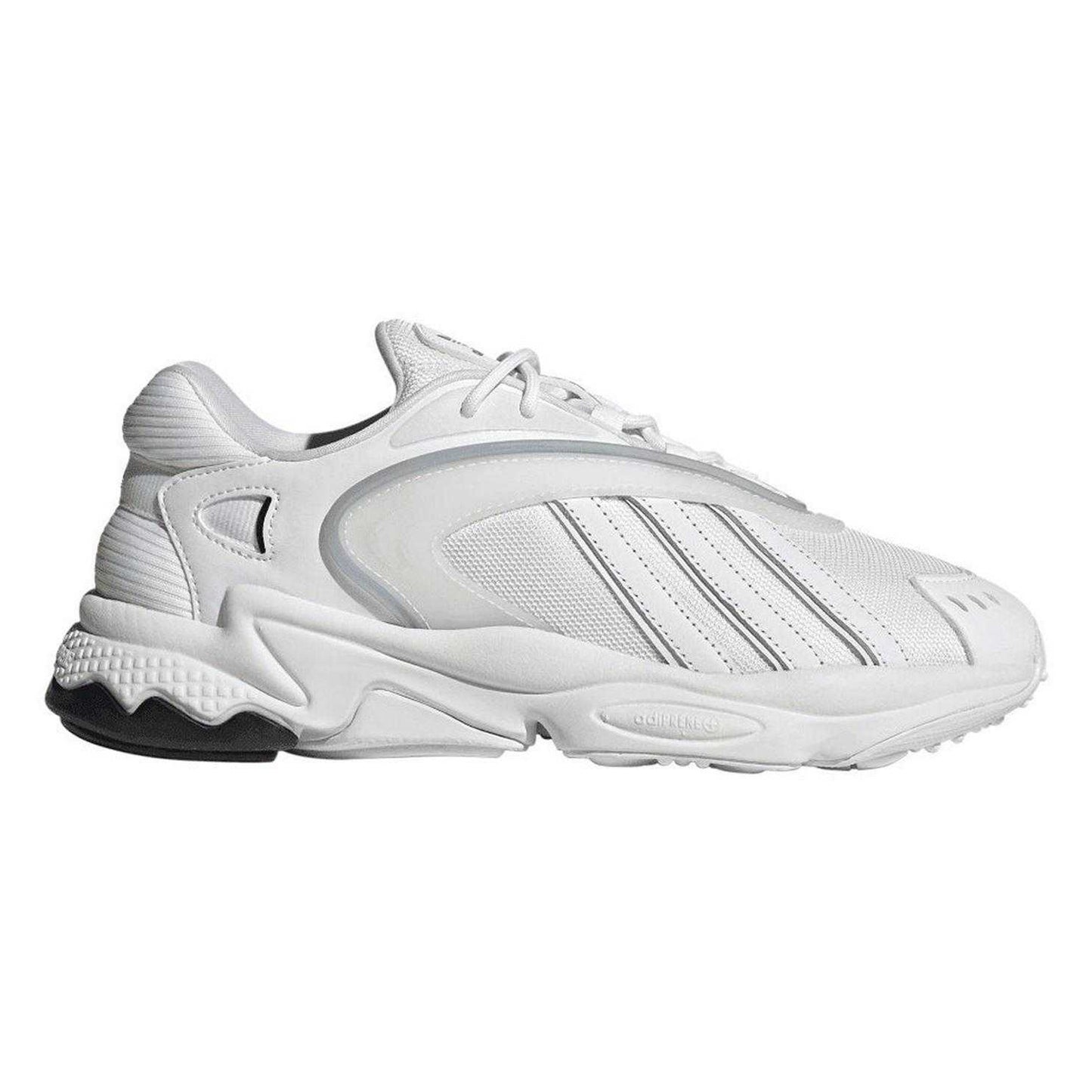 White - Front - Adidas Mens 3 Stripes Trainers