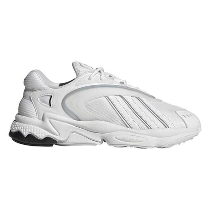 White - Front - Adidas Mens 3 Stripes Trainers