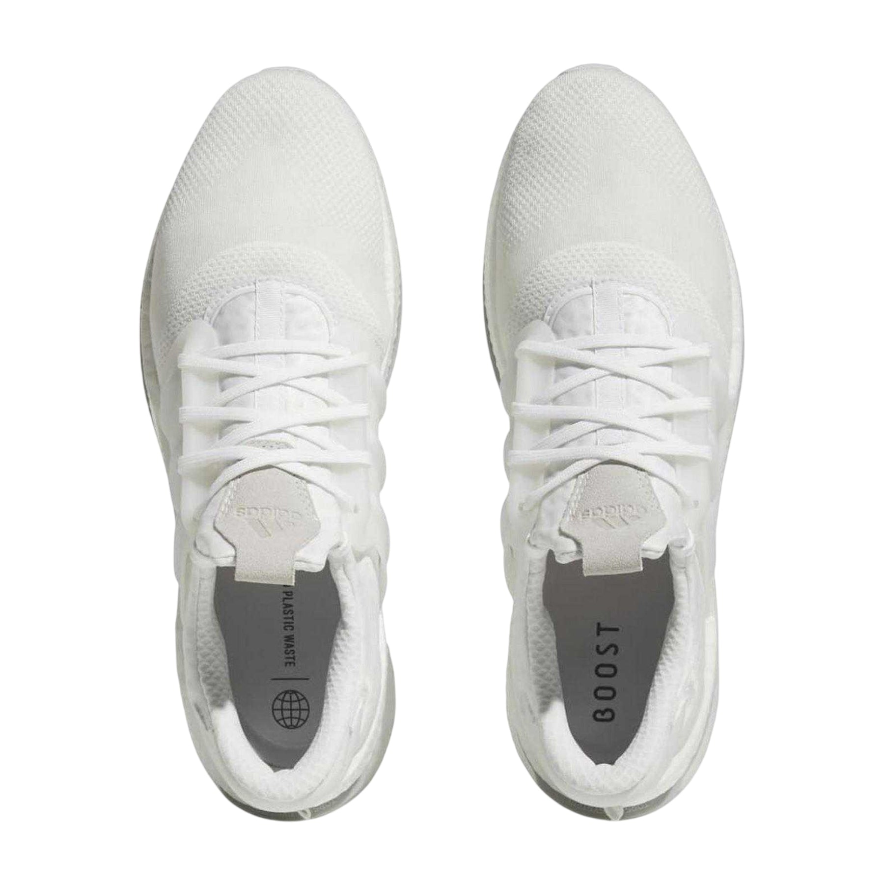 White - Side - Adidas Mens X_PLRBOOST Mesh Trainers