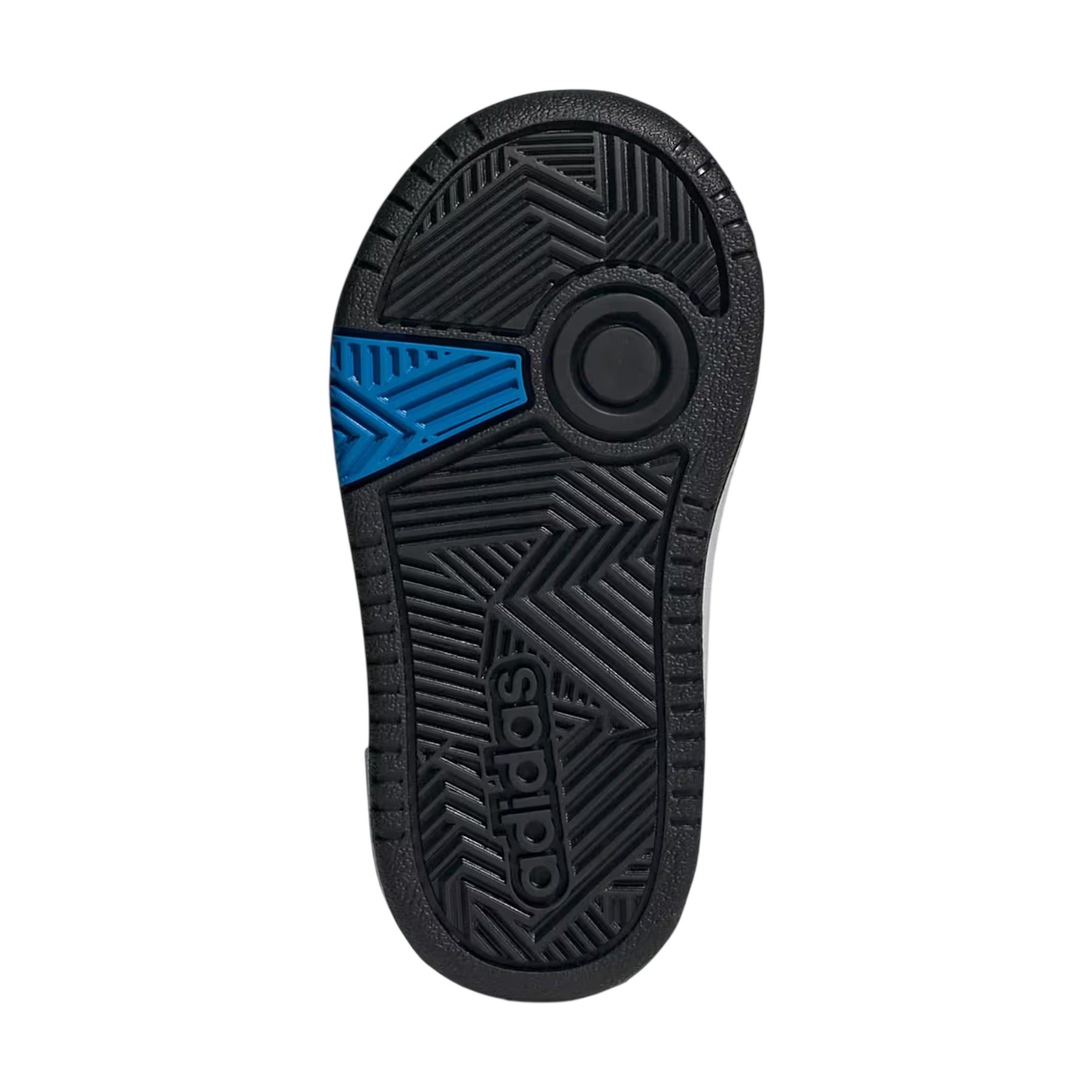 Black-Blue-Orange - Lifestyle - Adidas Childrens-Kids Hoops 3.0 3 Stripes Trainers