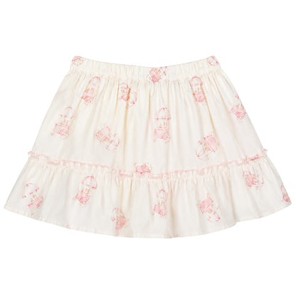 Pale Pink - Front - Phi Girls Candy Cart Mini Skirt