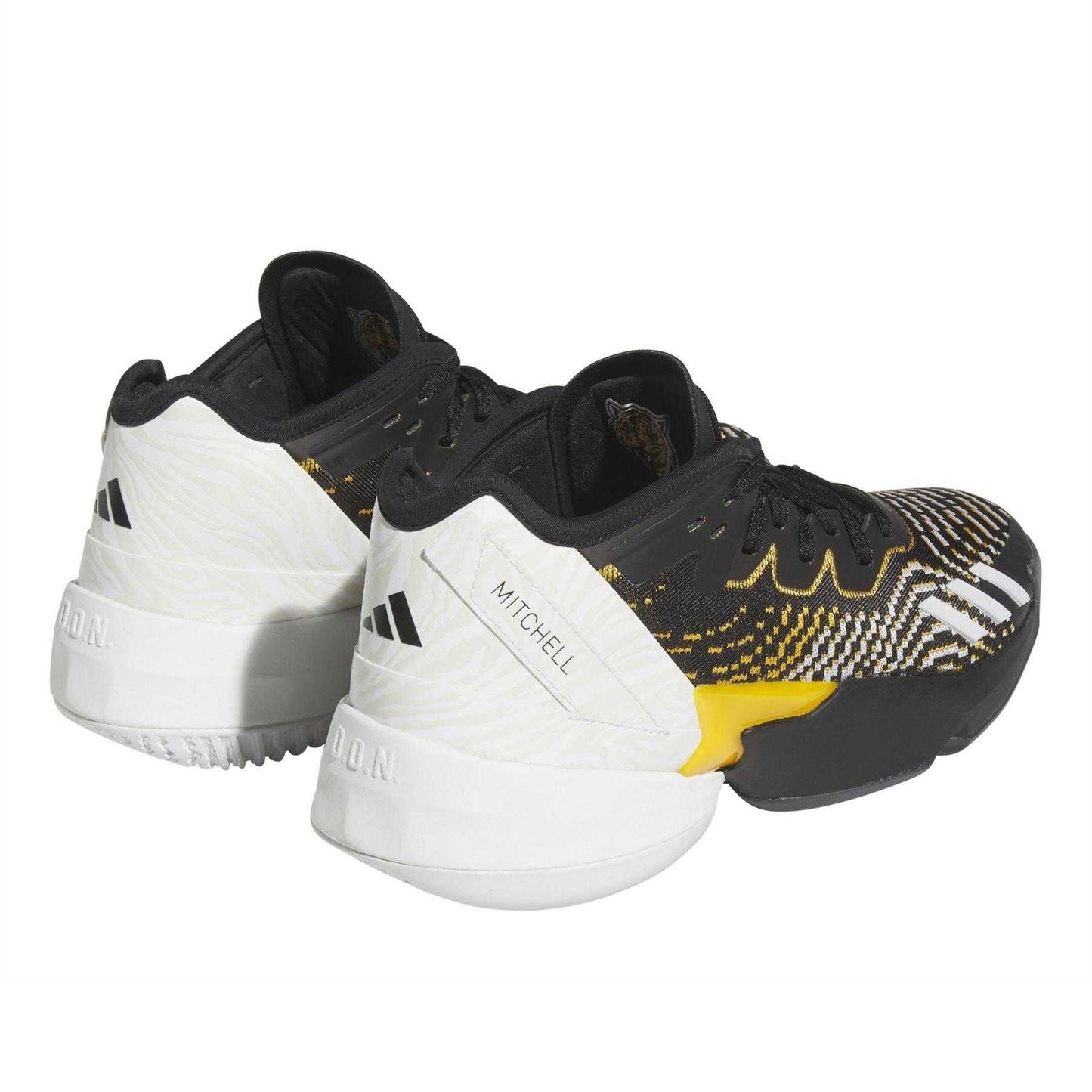 Core Black - Back - Adidas Mens Don Issue Basketball Trainers