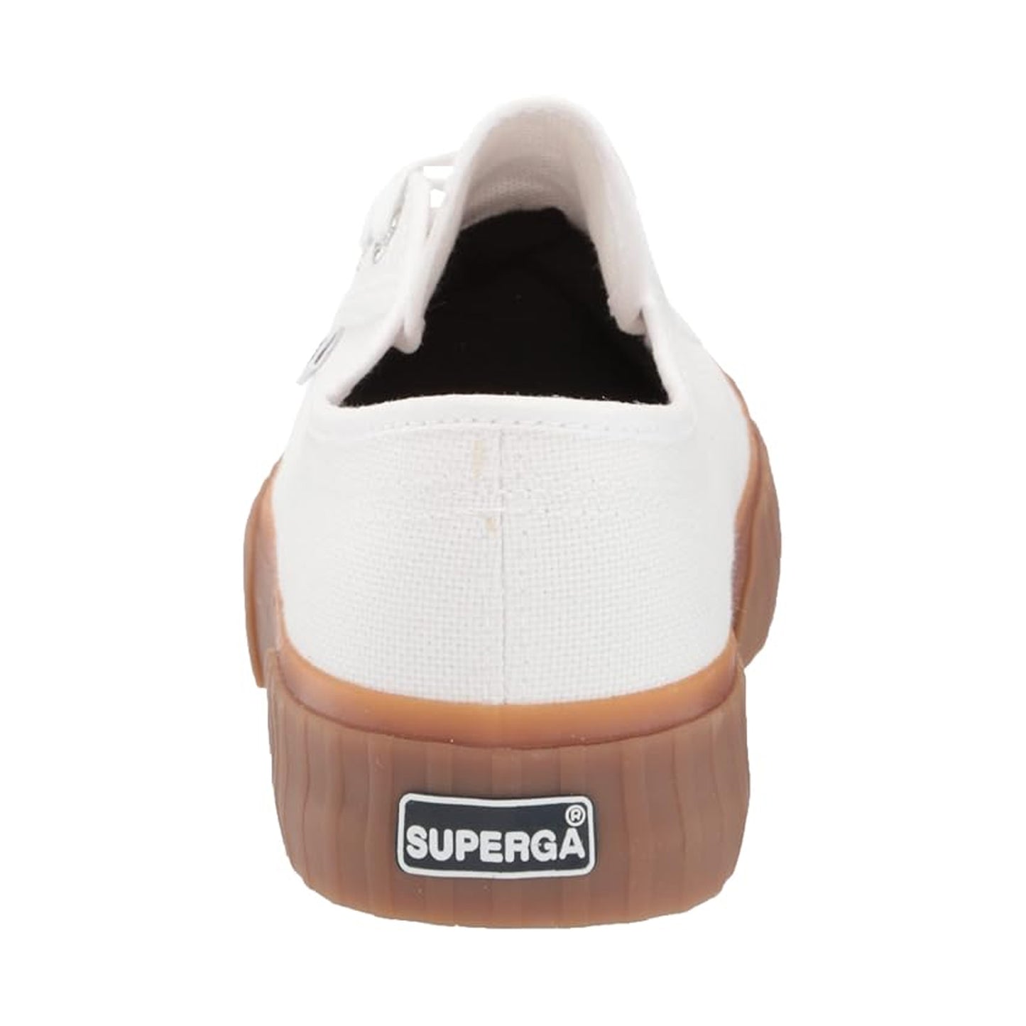 White - Back - Ellesse Mens Ento Vulc Canvas Flat Trainers