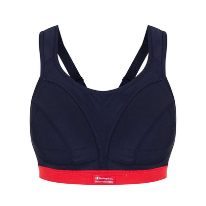 Navy - Front - Champion Womens-Ladies D+ Max Shock Absorber Sports Bra