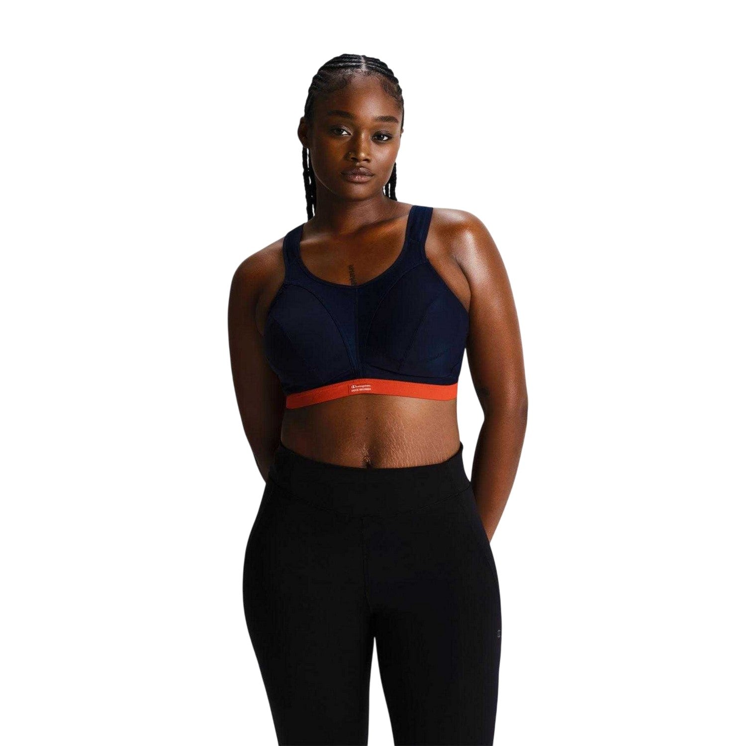 Navy - Lifestyle - Champion Womens-Ladies D+ Max Shock Absorber Sports Bra