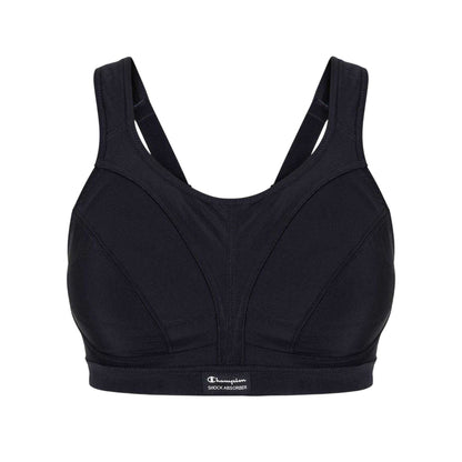 Black - Front - Champion Womens-Ladies D+ Max Shock Absorber Sports Bra