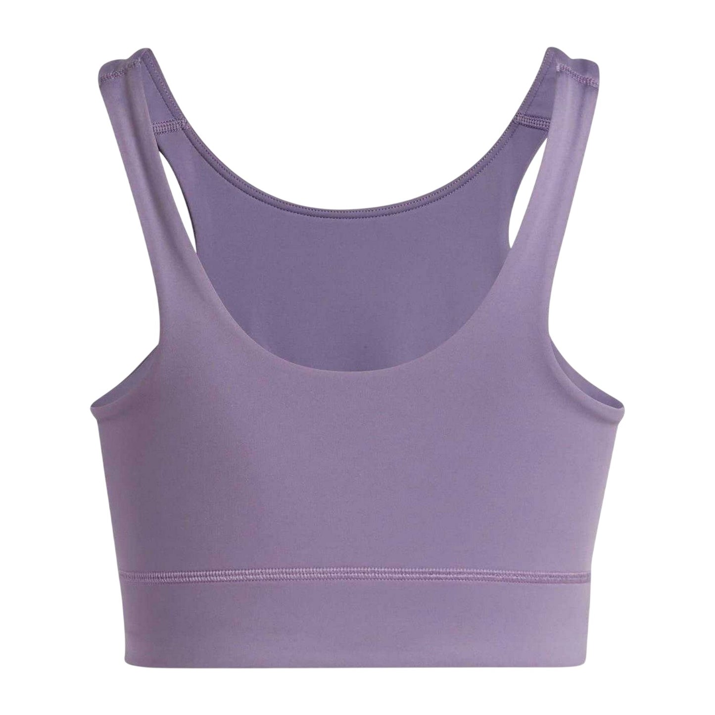 Purple - Back - Adidas Womens-Ladies Medium Impact Snug Fit Sports Bra