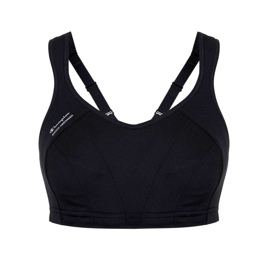 Black - Front - Champion Womens-Ladies High Impact Sports Bra