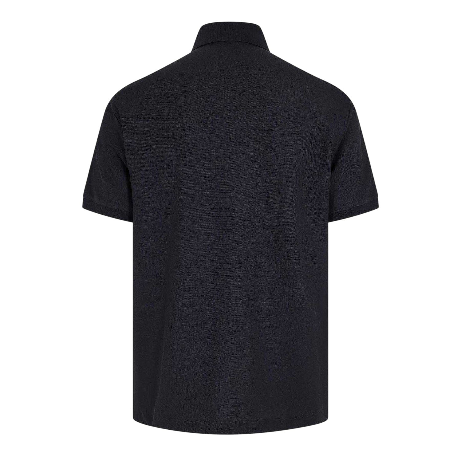Navy - Back - Emporio Armani Mens Embroidered Short-Sleeved Polo Shirt