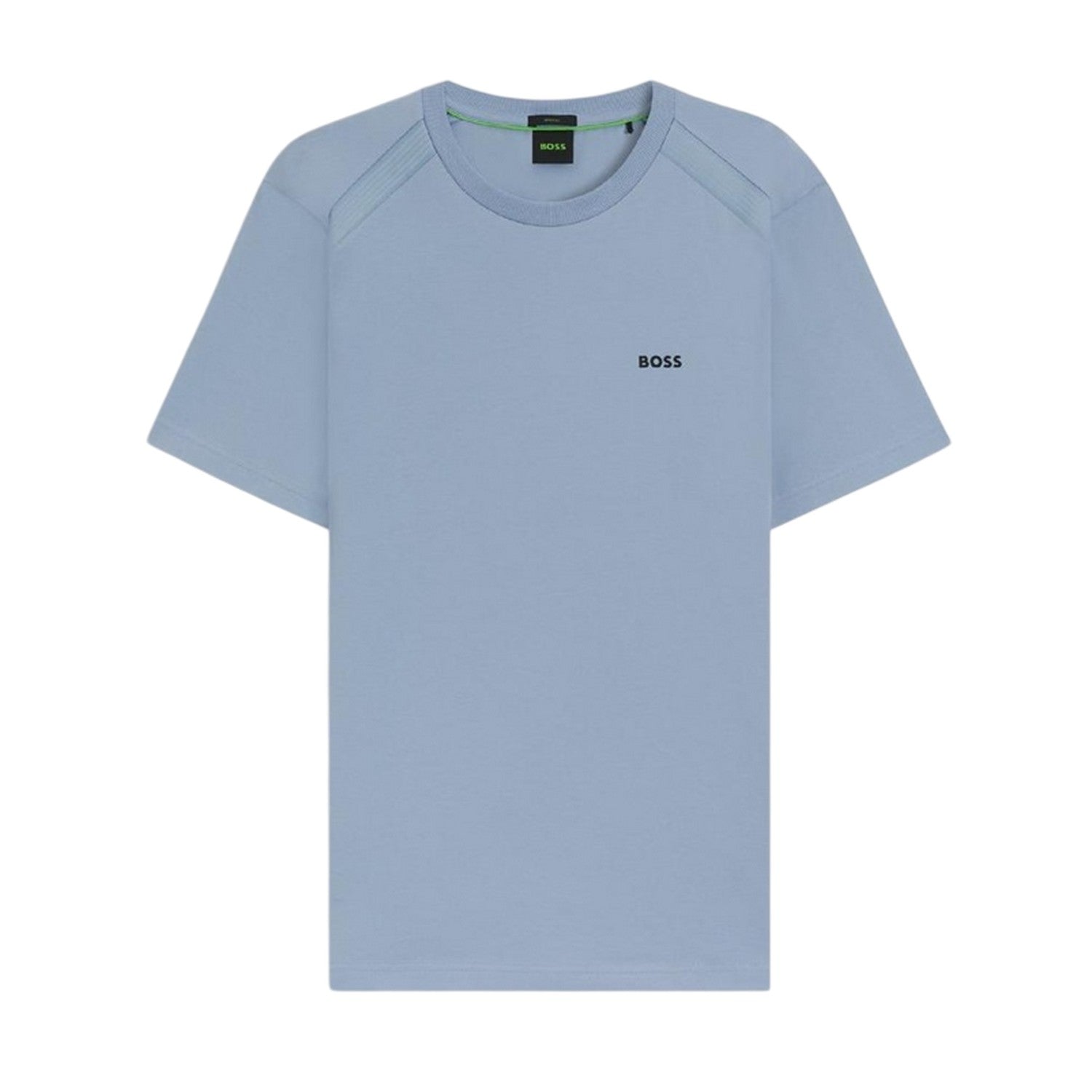 Blue - Front - Boss Mens Crew Neck Regular Short-Sleeved Polo Shirt