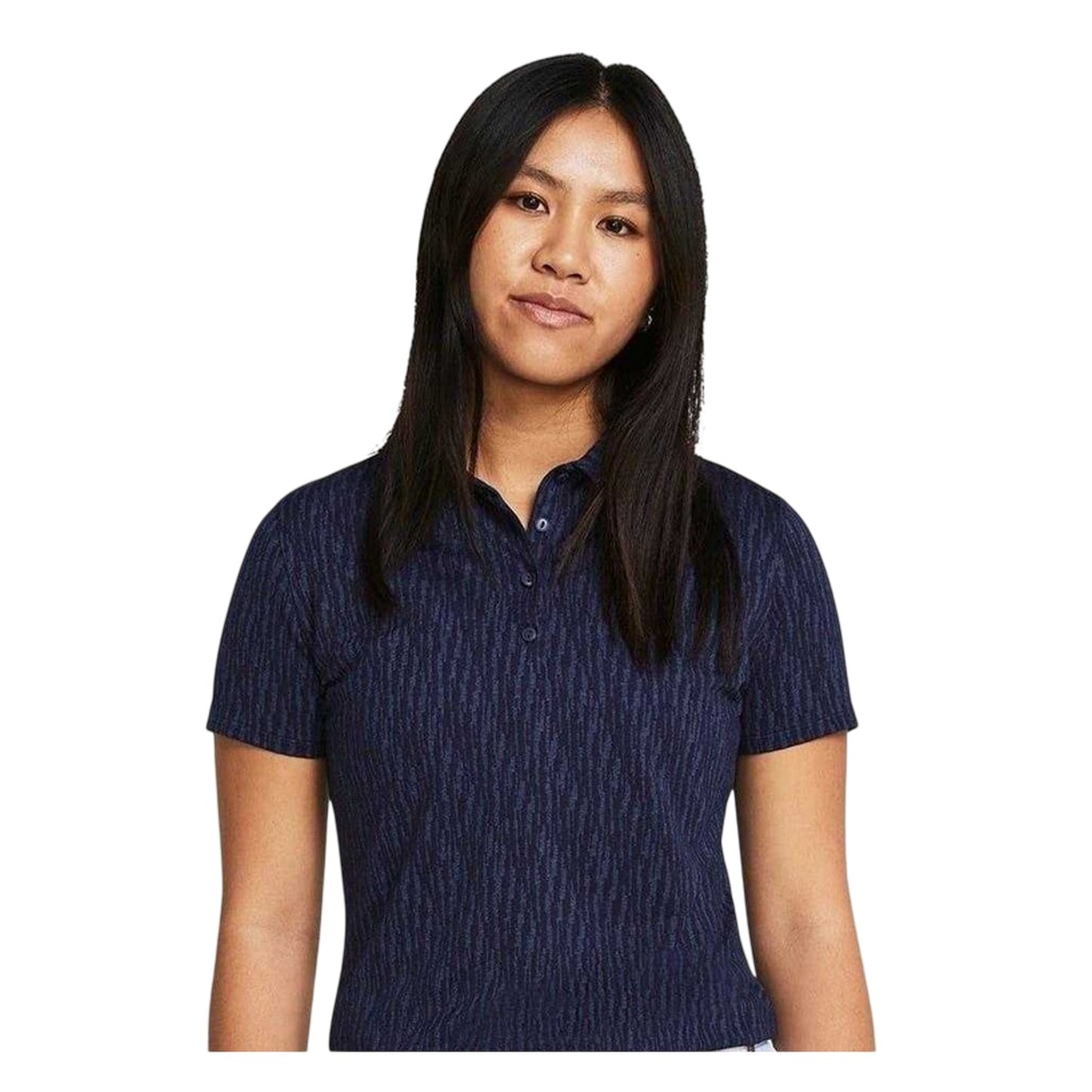 Blue - Side - Under Armour Womens-Ladies Playoff 3.0 Jacquard Polo Shirt