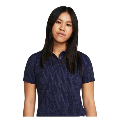 Blue - Side - Under Armour Womens-Ladies Playoff 3.0 Jacquard Polo Shirt