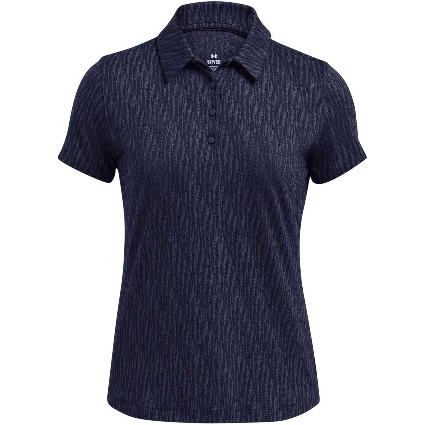 Blue - Front - Under Armour Womens-Ladies Playoff 3.0 Jacquard Polo Shirt