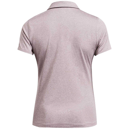 Grey - Back - Under Armour Womens-Ladies Playoff Short-Sleeved Polo Shirt