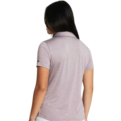 Grey - Side - Under Armour Womens-Ladies Playoff Short-Sleeved Polo Shirt