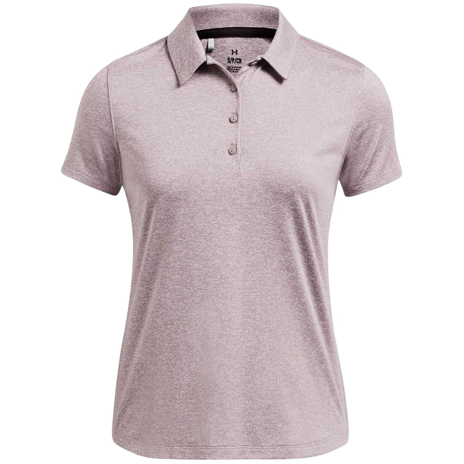 Grey - Front - Under Armour Womens-Ladies Playoff Short-Sleeved Polo Shirt