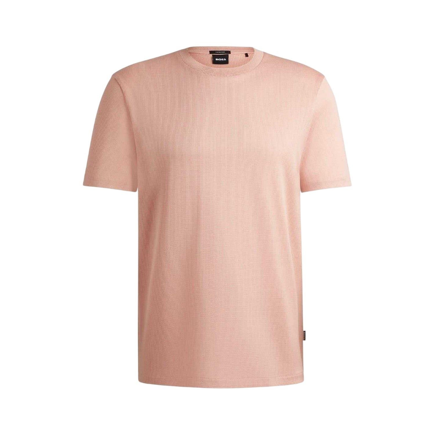Pink - Front - Boss Mens Tiburt 406 T-Shirt