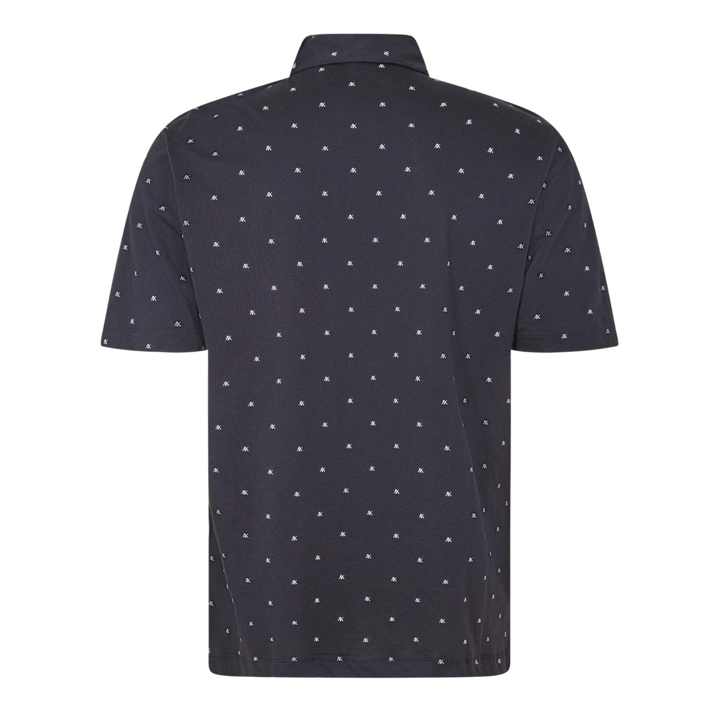 Navy - Back - Armani Exchange Mens Short-Sleeved Polo Shirt