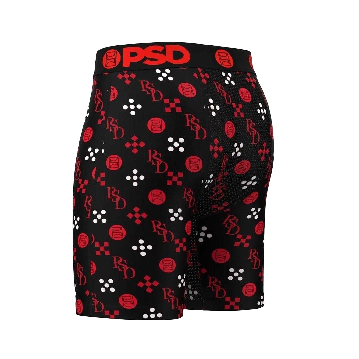 Red - Side - PSD Mens Warface Lux Boxer Briefs