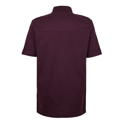 Red - Back - Boss Mens Parlay Polo Shirt