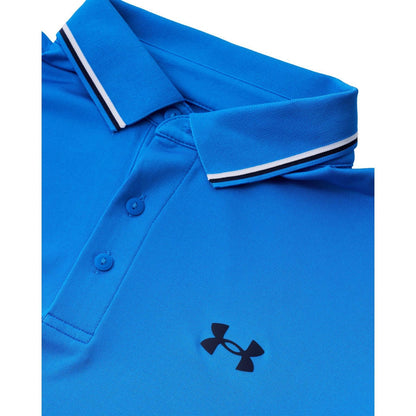 Blue - Side - Under Armour Mens Playoff 3.0 Polo Shirt