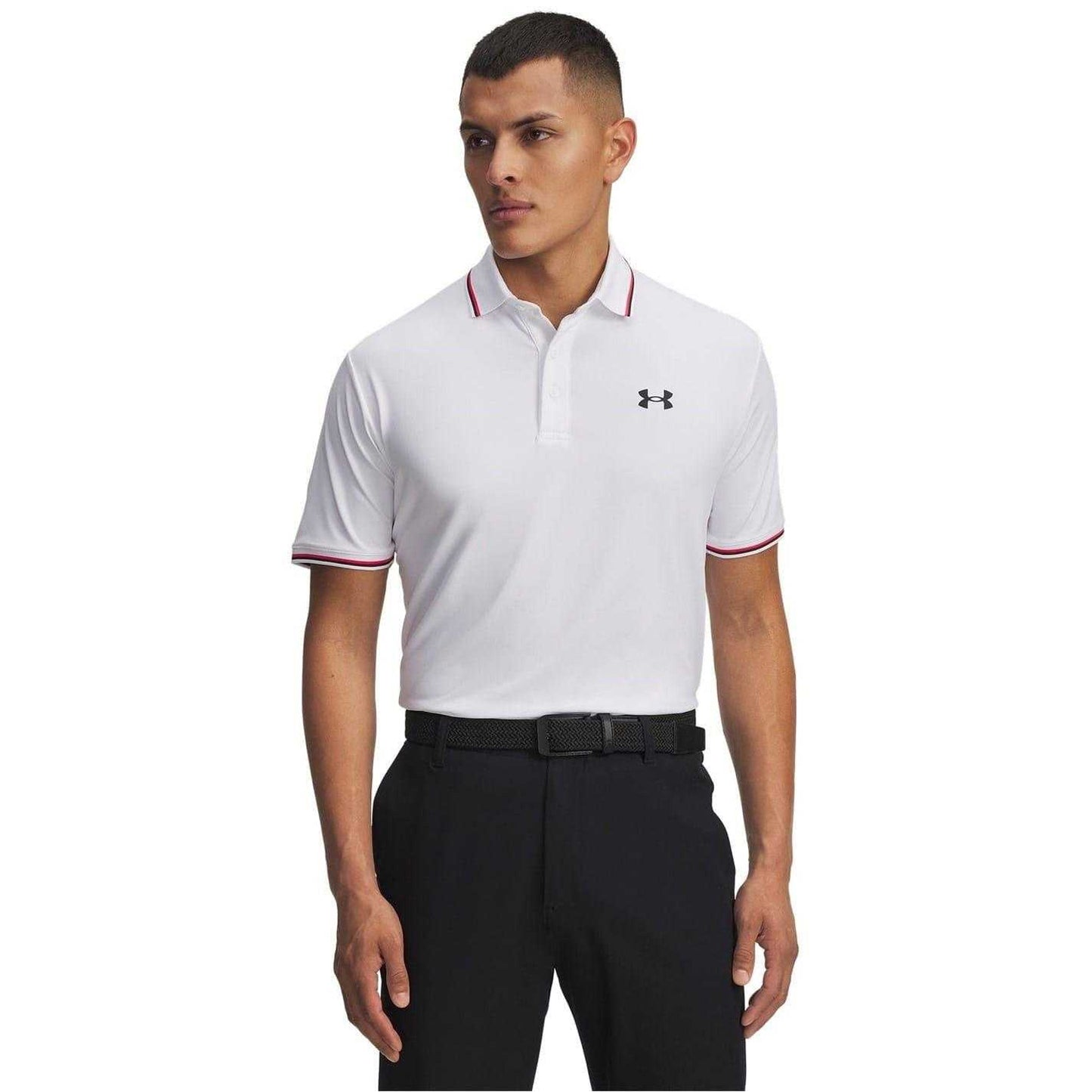 White - Front - Under Armour Mens Playoff 3.0 Polo Shirt