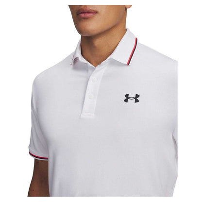 White - Side - Under Armour Mens Playoff 3.0 Polo Shirt