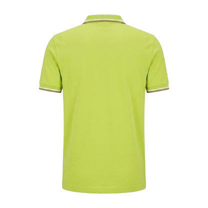 Pastel Green - Back - Boss Mens Paddy Short-Sleeved Polo Shirt