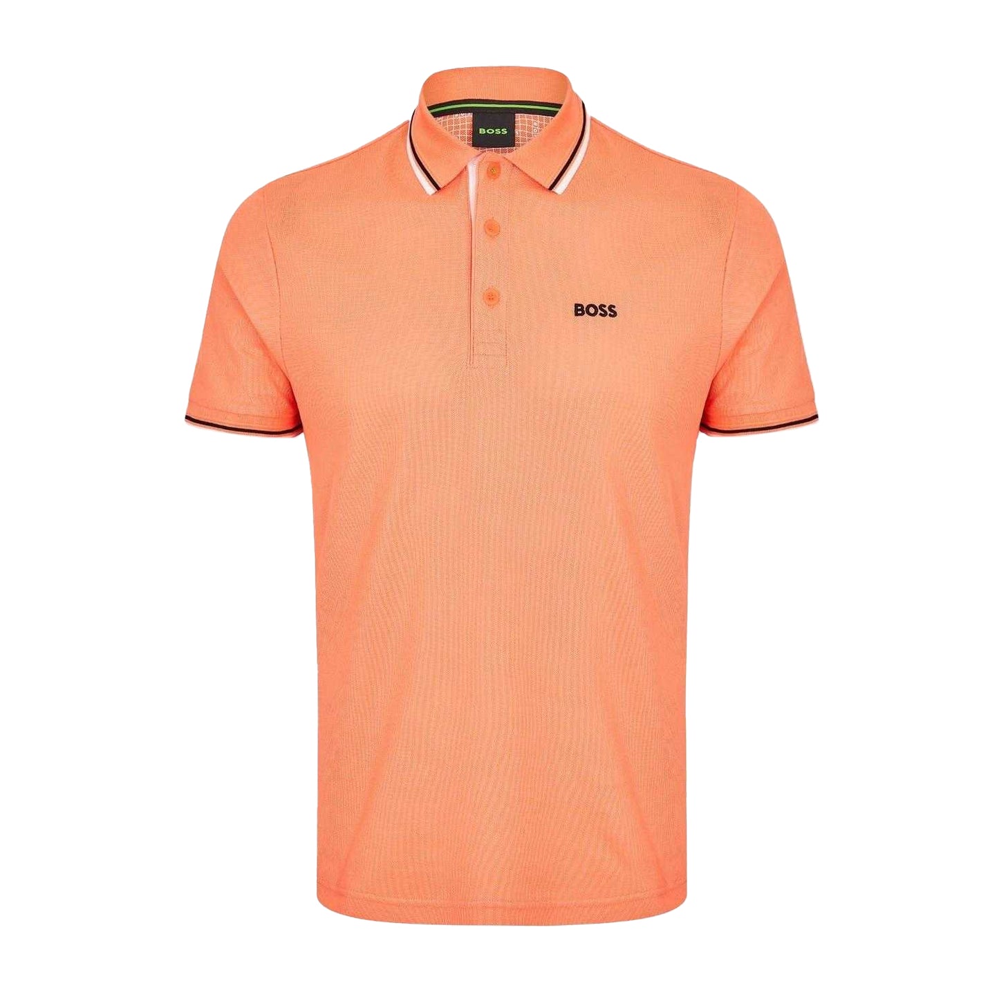 Red - Front - Boss Mens Paddy Short-Sleeved Polo Shirt