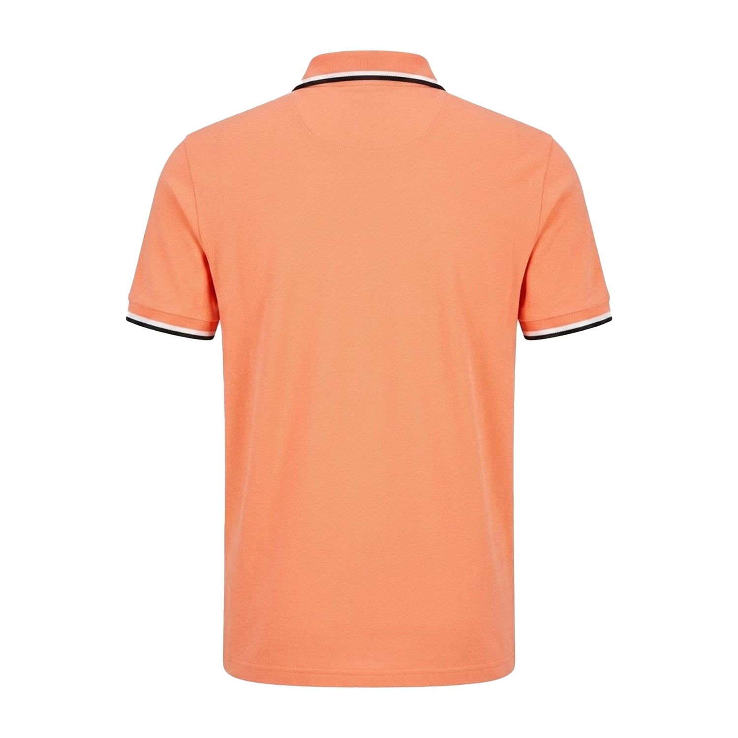 Red - Back - Boss Mens Paddy Short-Sleeved Polo Shirt