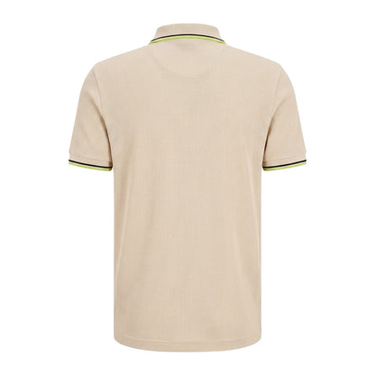 White - Back - Boss Mens Paddy Short-Sleeved Polo Shirt