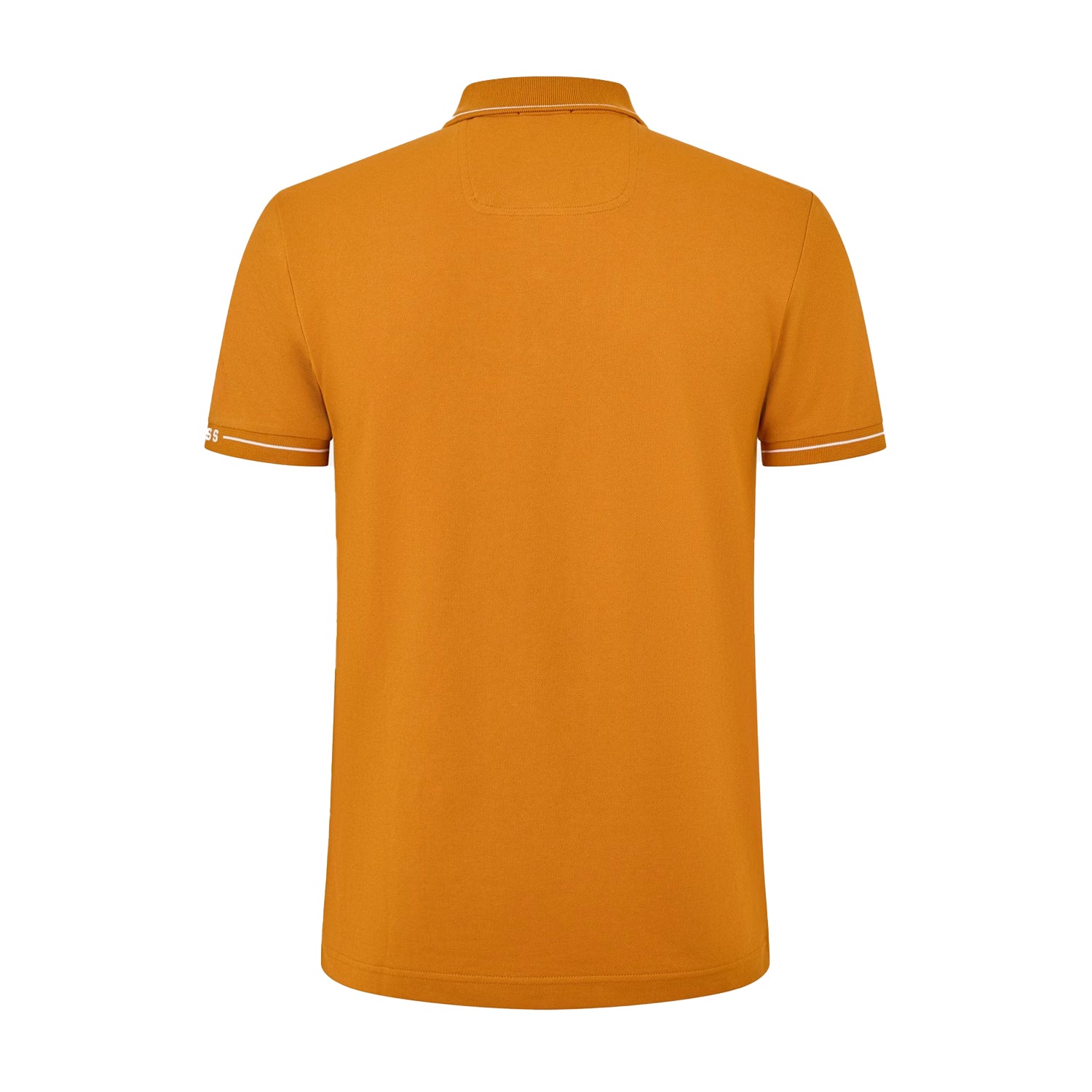 Dark Yellow - Back - Boss Mens Paddy Short-Sleeved Polo Shirt