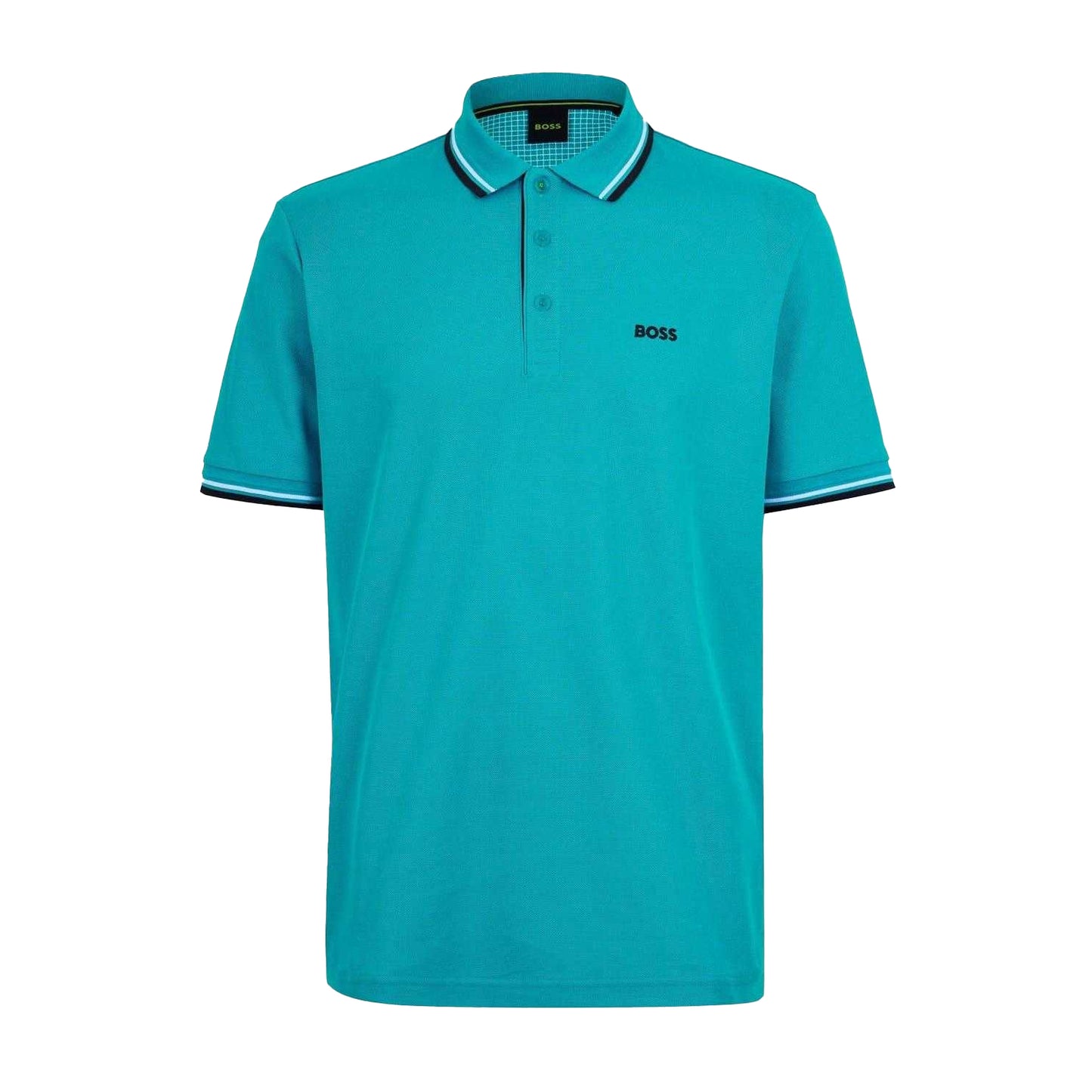 Blue - Front - Boss Mens Paddy Short-Sleeved Polo Shirt