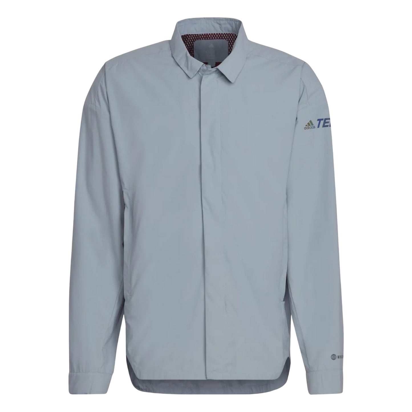 Grey - Front - Adidas Mens Terrex Myshelter Overshirt