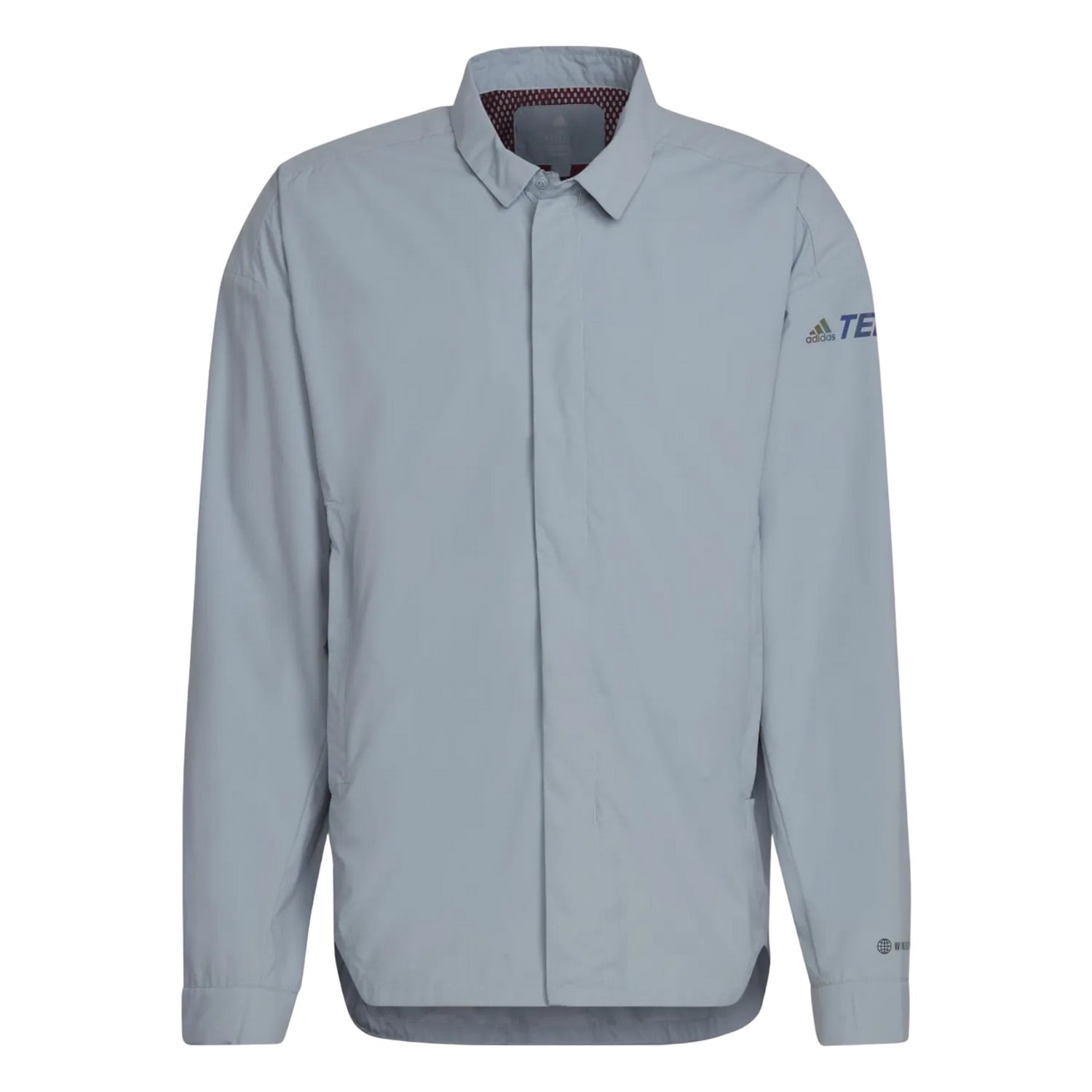 Grey - Front - Adidas Mens Terrex Myshelter Overshirt